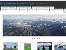 Tablet Screenshot of helicopter-tours-neuschwanstein.com